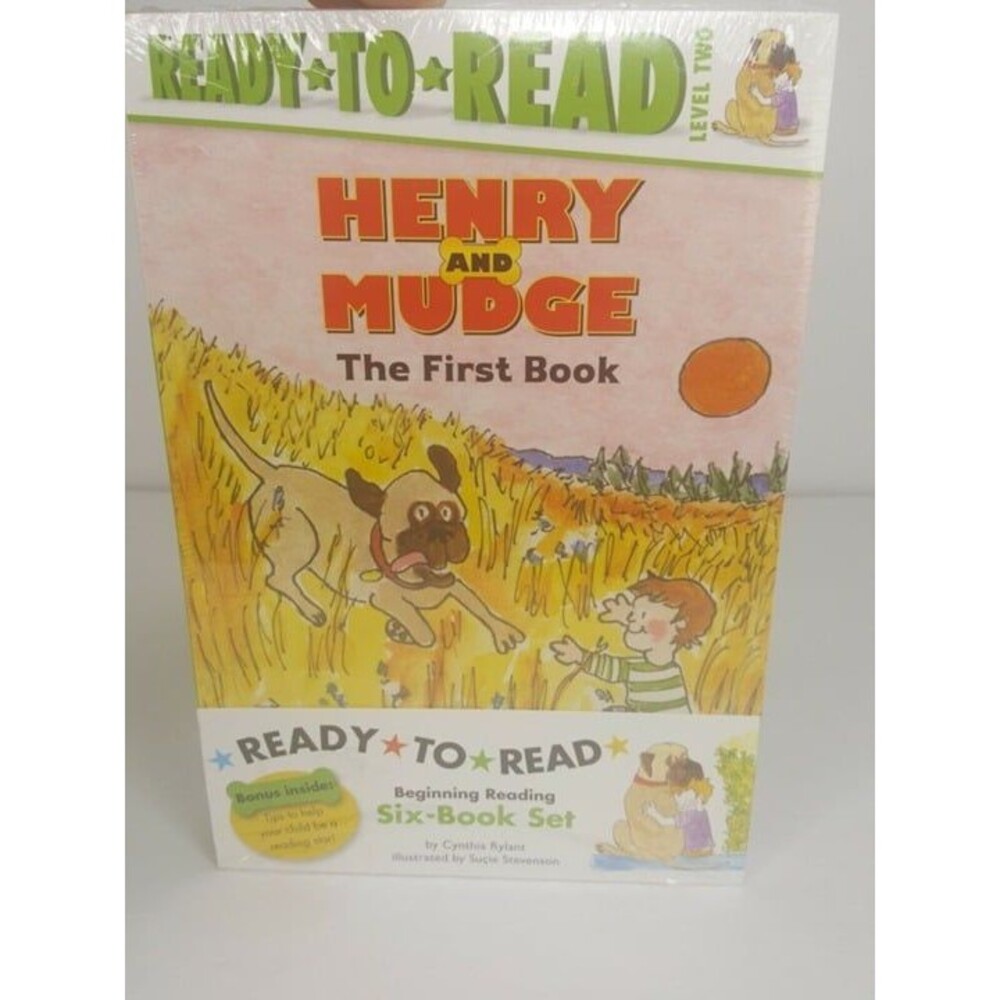 6 Book Set Henry & Mudge by C Rylant Ready to Read Level 2 - NEW
